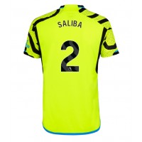 Echipament fotbal Arsenal William Saliba #2 Tricou Deplasare 2023-24 maneca scurta